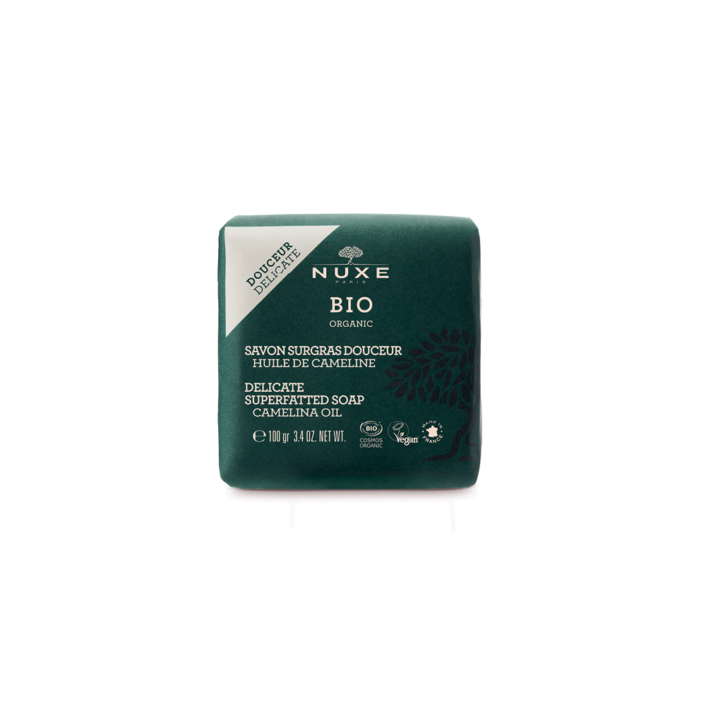 NUXE ORGANIC FACE & BODY DELICATE SUPERFATTED SOAP