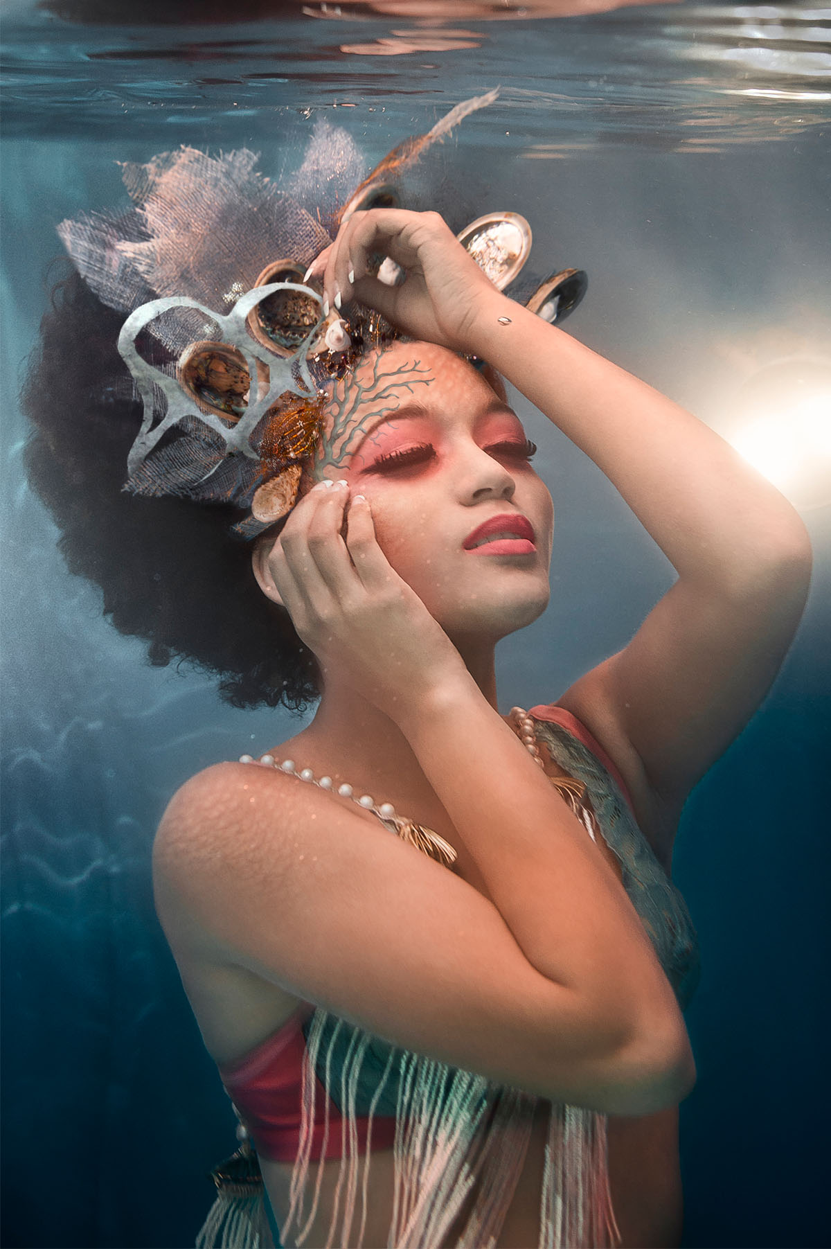 underwater makeup portfolio by Maureen The Beauty Brand