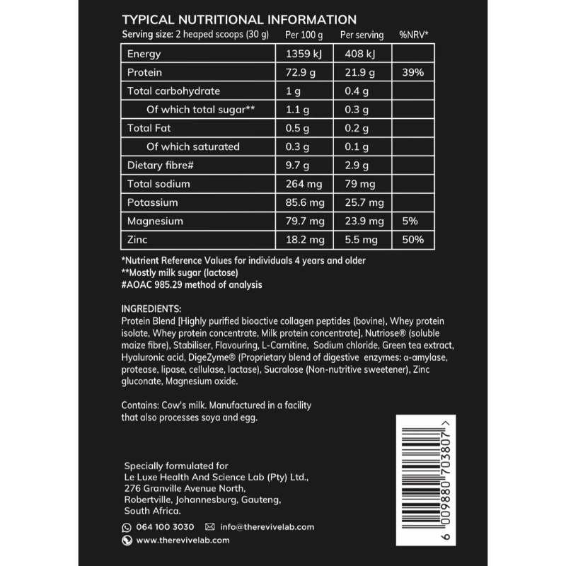 Ultra Lean - Caramel Milkshake Protein shake-revive 1