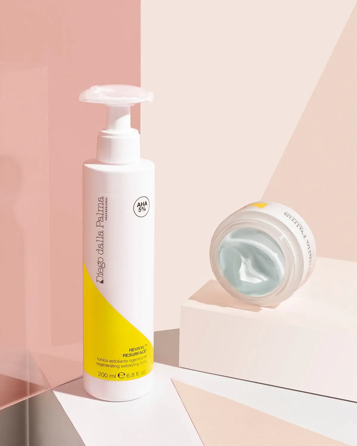 RESURFACE² Exfoliating Tonic AHA 5% and Cica-Ceramides recovery cream